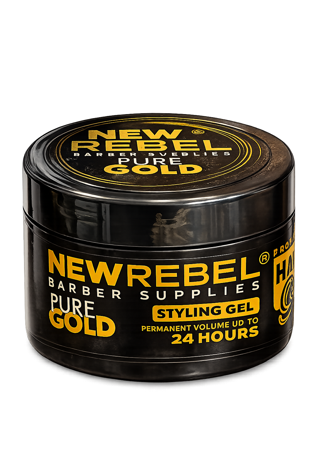 New Rebel Pure Gold Hair Gel 400 ml - Hairwaxshop